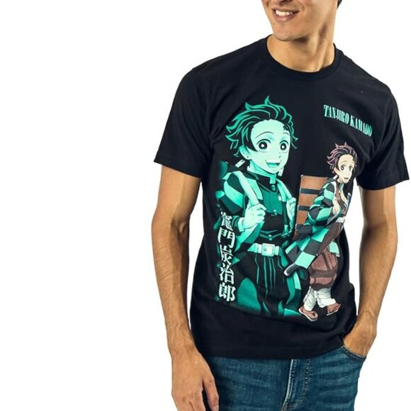 Demon Slayer Oversized Tanjiro T-Shirt - Picture 2 of 5